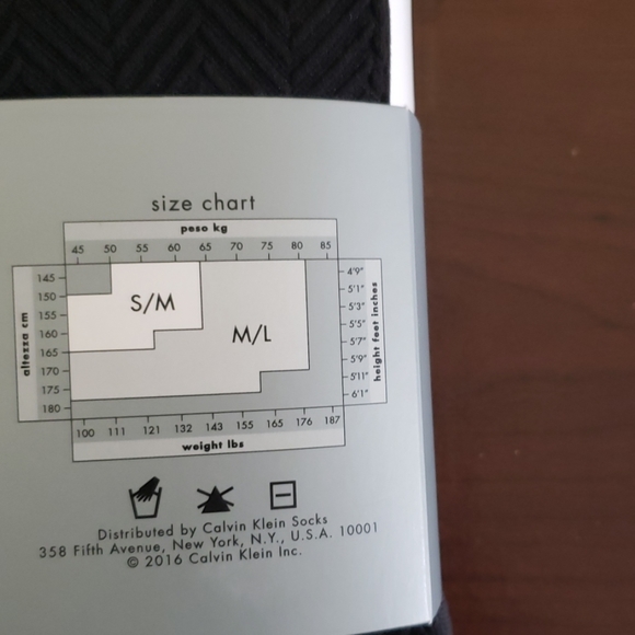 Calvin Klein Semi Opaque Mini Cable 3 Pack tights - Picture 3 of 4